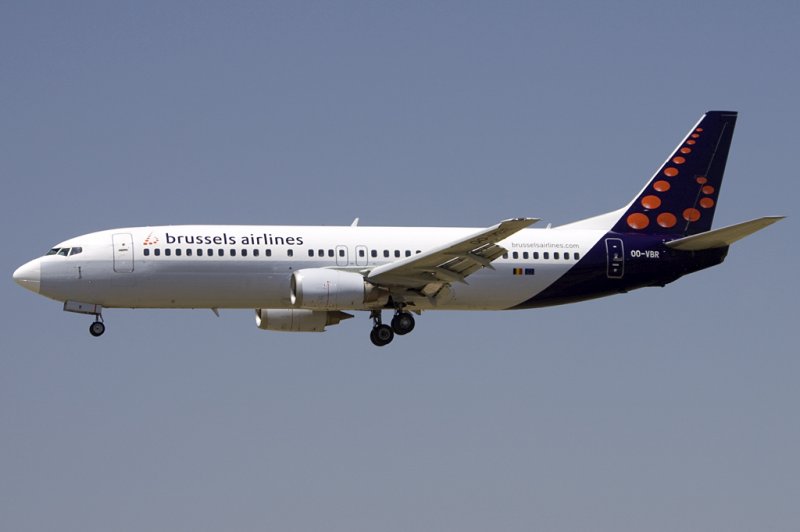 Brussels Airlines, OO-VBR, Boeing, B737-4YO, 13.06.2009, BCN, Barcelona, Spain 

