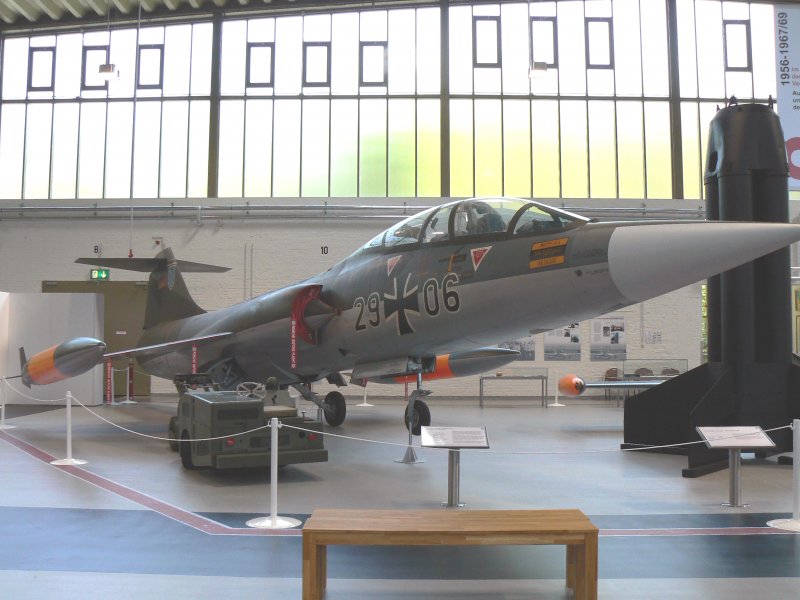 Bundeswehr Lockheed TF-104G 29+06 im Luftwaffenmuseum Berlin-Gatow am 27.04.2007