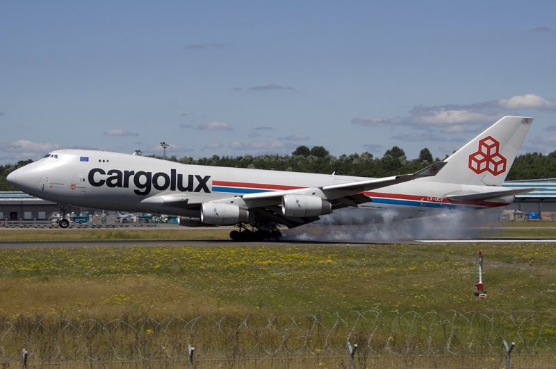 Cargolux, LX-UCV, Boeing, B747-4R7F, 04.07.2009, LUX, Luxemburg, Luxemburg 

