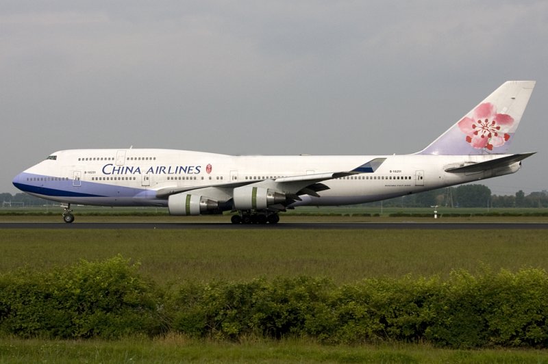 China Airlines, B-18251, Boeing, B747-409, 21.05.2009, AMS, Amsterdam, Netherlands 

