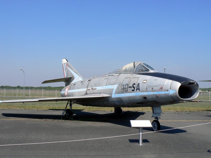 Dassault Super Mystere B.2 der franzsischen Luftstreitkrfte am 27.04.2007 im Luftwaffenmuseum Berlin-Gatow