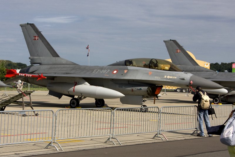 Denmark - Air Force, Sabca, ET-197, F-16B Fighting Falcon, 
05.07.2008, EBFS, Florennes, Belgium 
