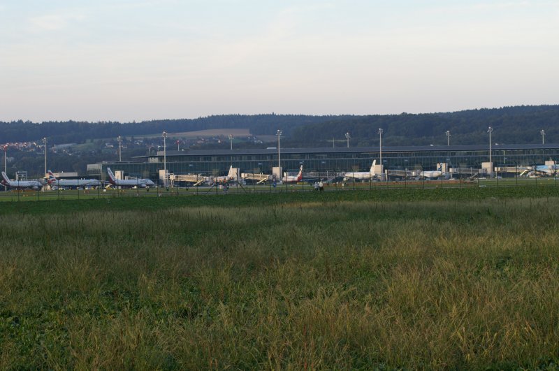 Der Zricher Flughafen aufgenommen am 15.09.2007