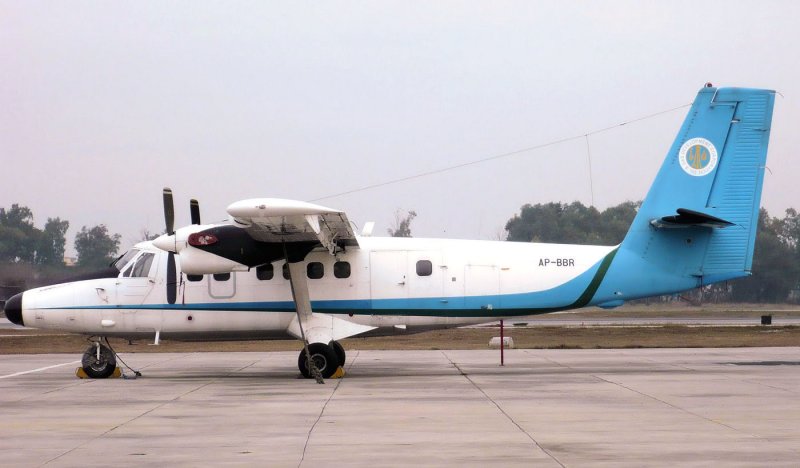 DHC-6 Twin Otter - Kennzeichen AP-BBR am 16.02.2009 in Islamabad (Pakistan)