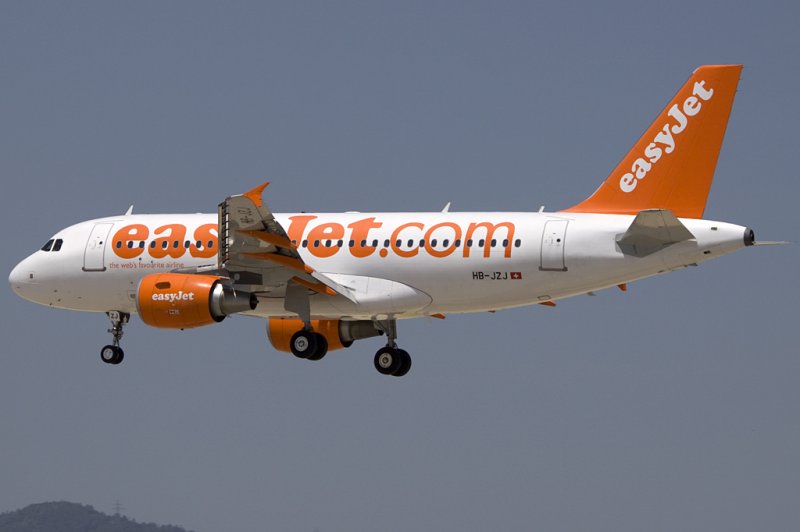 Easy Jet, HB-JZJ, Airbus, A319-111, 21.06.2009, BCN, Barcelona, Spain 

