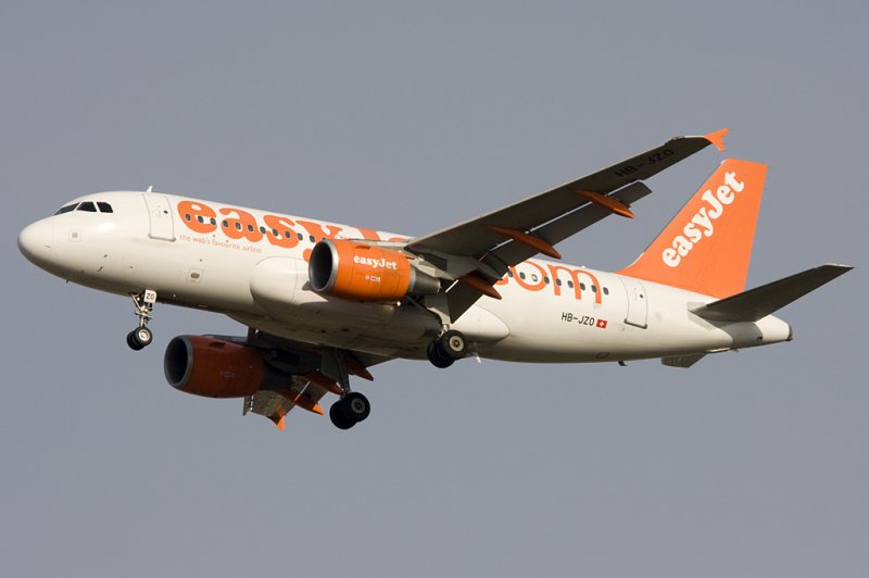 Easy Jet, HB-JZO, Airbus, A319-111, 18.03.2009, BSL, Basel, Switzerland 