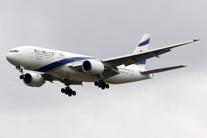 El Al, 4X-ECF, Boeing, B777-258ER, 29.03.2009, CDG, Paris-Charles de Gaulle, France

