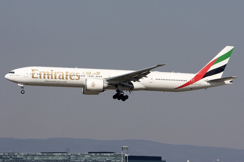 Emirates, A6-ECG, Boeing, B777-31H-ER, 21.03.2009, FRA, Frankfurt, Germany 

