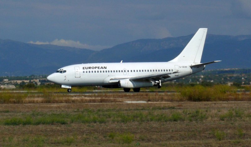 European 732 G-CEAH - eine der letzten Aktiven - Boeing 737-200 in Europa - Palma de Mallorca September 2008