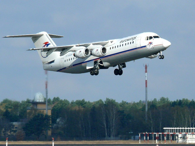 Eurowings BAe D-AQUA Berlin TXL 19.04.2008