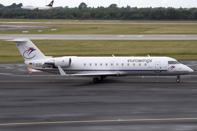 Eurowings, D-ACRC, Bombardier, CRJ-200, 07.06.2009, DUS, Dsseldorf, Germany 

