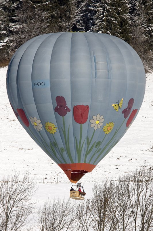 F-GXCI, Cameron A-210, 25.01.2009, Chateau d´Oex, Switzerland