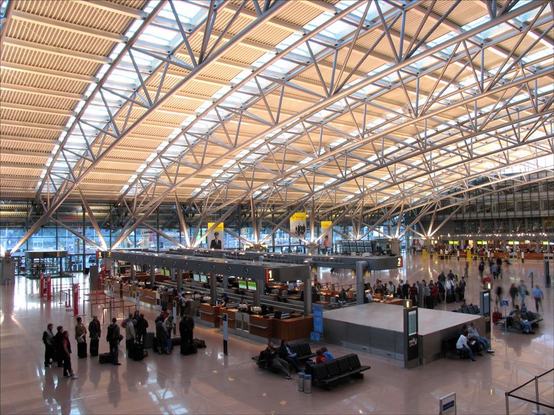 Flughafen Hamburg-Fuhlsbttel Terminal 1; 15.08.2008
