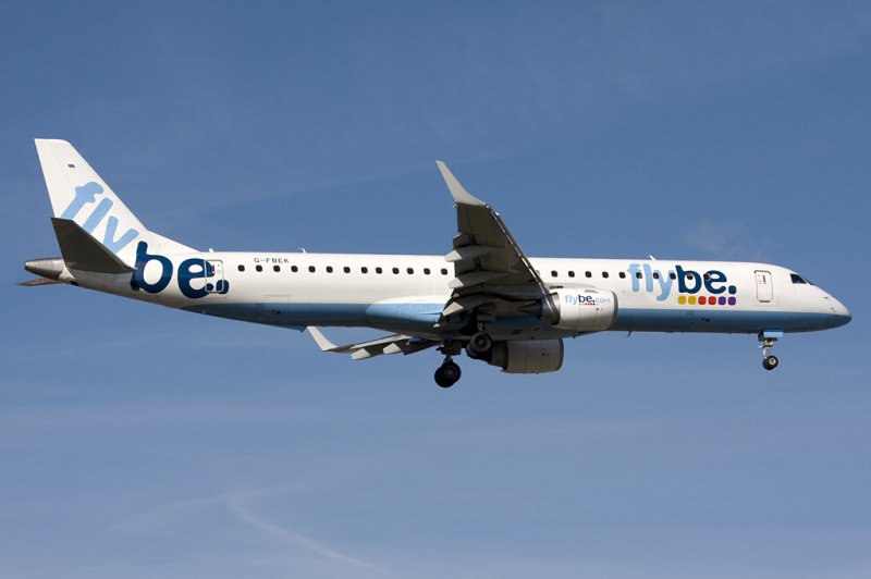 Flybe, G-FBEK, Embraer, ERJ-195LR, 21.02.2009, GVA, Geneve, Switzerland 

