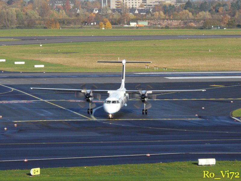 Flybe; G-JECH. Flughafen Dsseldorf. 08.11.2008.