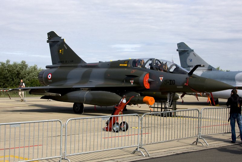 France - Air Force, 654 (3-ID), Dassault, Mirage 2000D, 05.07.2008, EBFS, Florennes, Belgium 