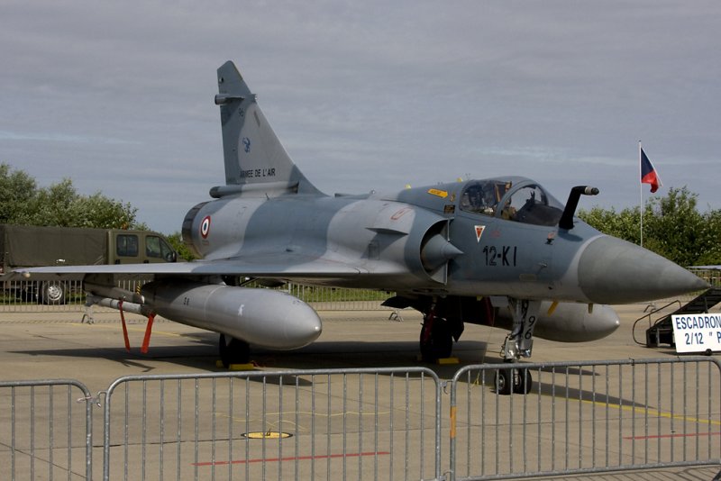 France - Air Force, 96 (12-Kl), Dassault, Mirage 2000C, 05.07.2008, EBFS, Florennes, Belgium 
