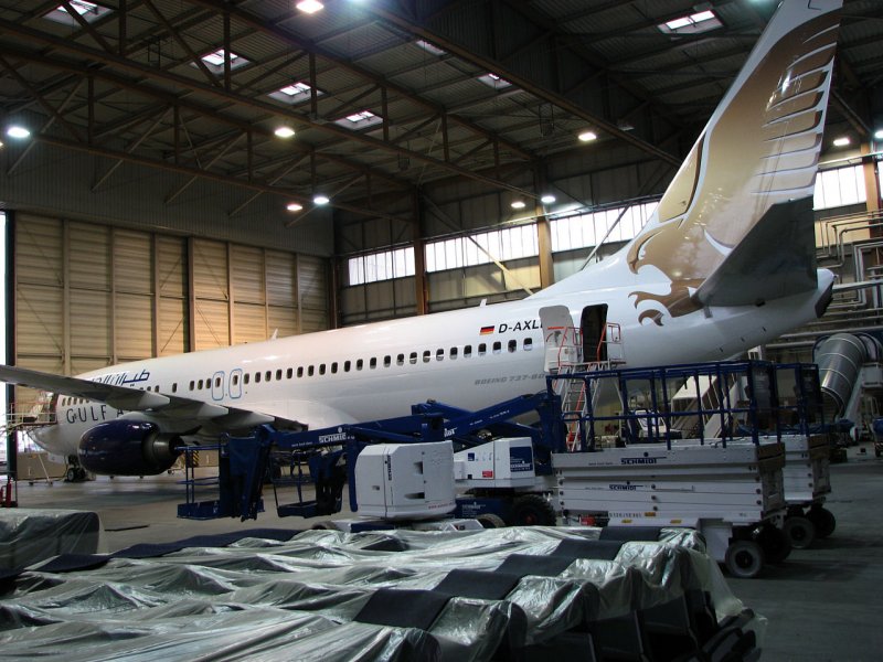 German XL B737-8 D-AXLD ready for lease to Gulf Air
08.11.2007