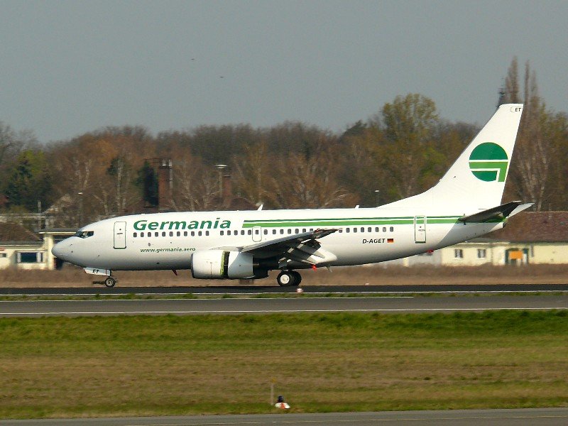 Germania 737 D-AGET Berlin TXL 12.04.2008