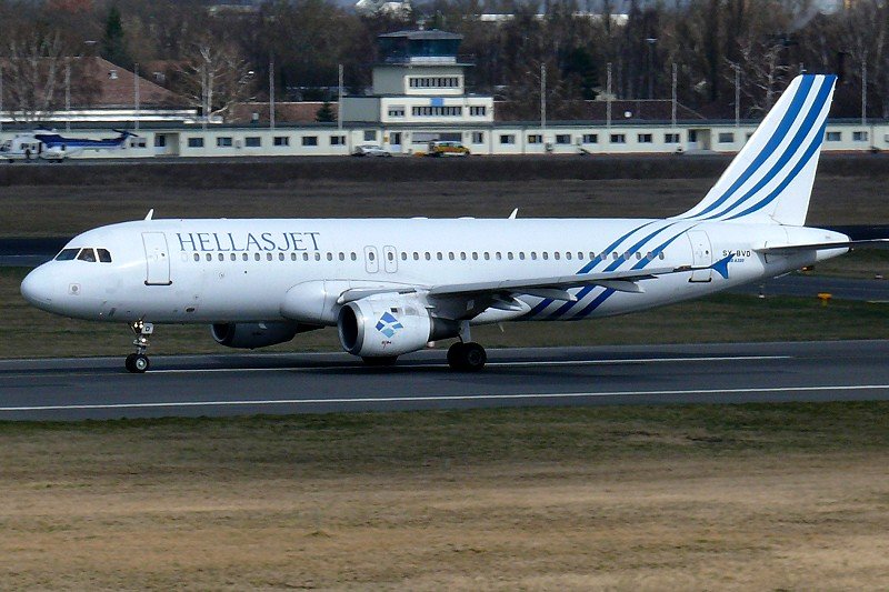 HellasJet fr Olympic Airways 320 SX-BVD - Berlin TXL 19.03.2008