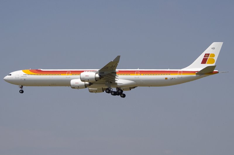 Iberia, EC-KZI, Airbus, A340-642, 17.06.2009, TLS, Toulouse, France 

