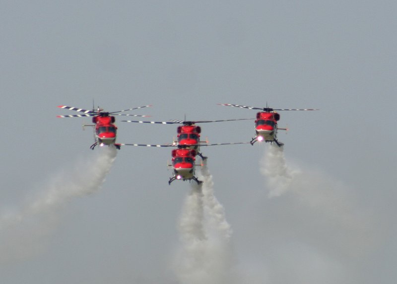 India Air Force Hindustan ALH Dhruv, Flugvorfhrung auf der ILA in Berlin-Schnefeld am 30.05.2008