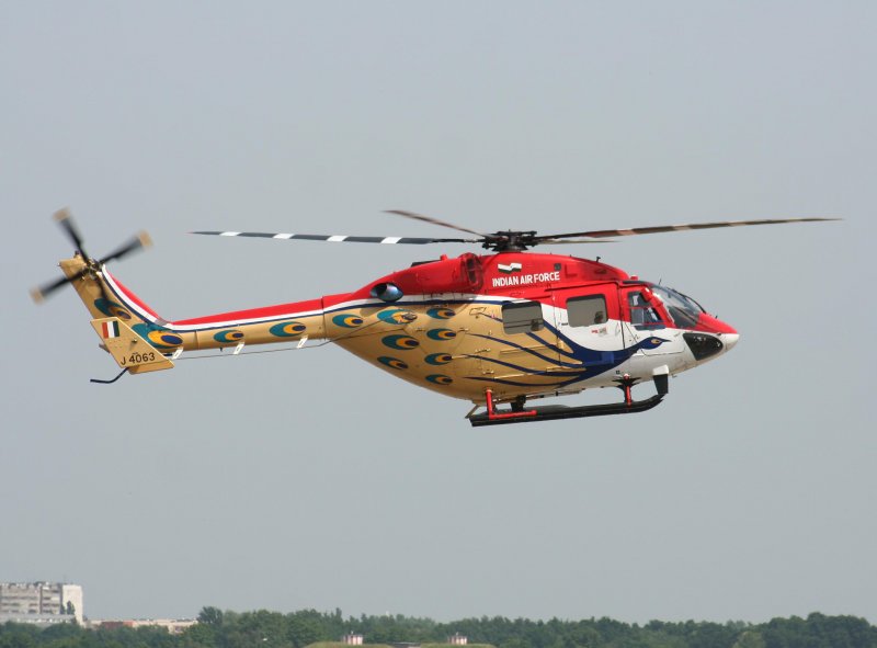 India Air Force Hindustan ALH Dhruv J-4063 am 30.05.2008 auf der ILA in Berlin-Schnefeld