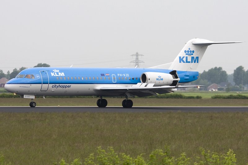 KLM Cityhopper, PH-KZE, Fokker, F70, 21.05.2009, AMS, Amsterdam, Netherlands 

