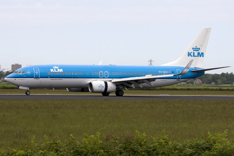 KLM, PH-BXH, Boeing, B737-8K2, 21.05.2009, AMS, Amsterdam, Netherlands 

