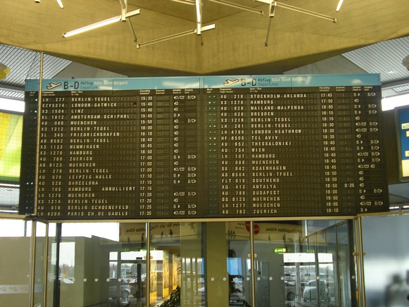 Bonn abflug koeln flughafen Flughafen Köln