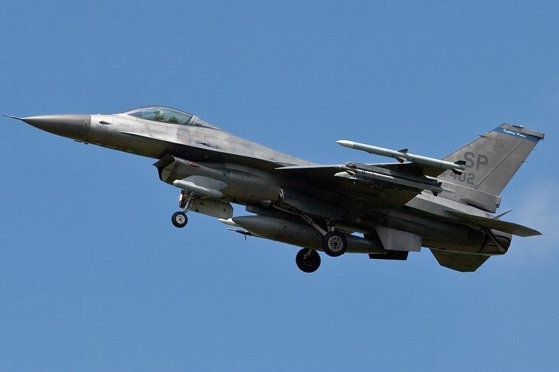 Landung F-16 Fighting Falcon/ Fighting Hawks/91.0402/ETAD/Spangdahlem.