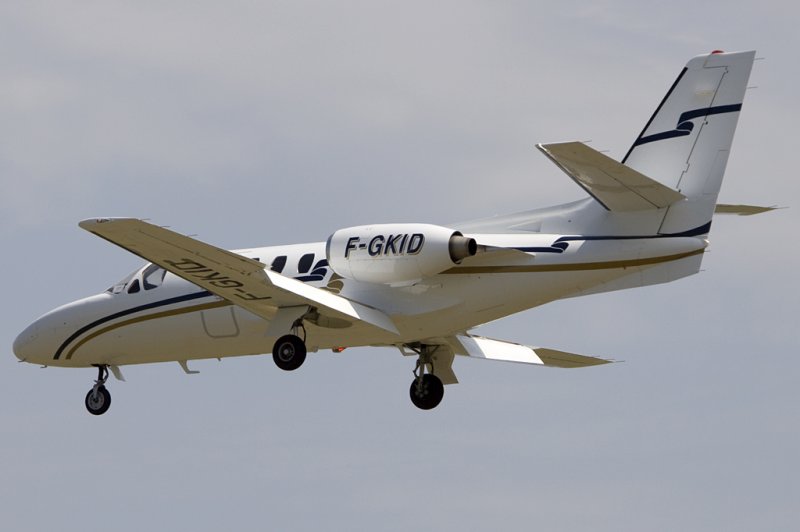 Loca Air, F-GKID, Cessna, 500 Citation, 17.06.2009, TLS, Toulouse, France 

