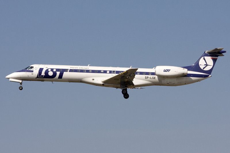 LOT, SP-LGE, Embraer, ERJ-145, 21.03.2009, FRA, Frankfurt, Germany 

