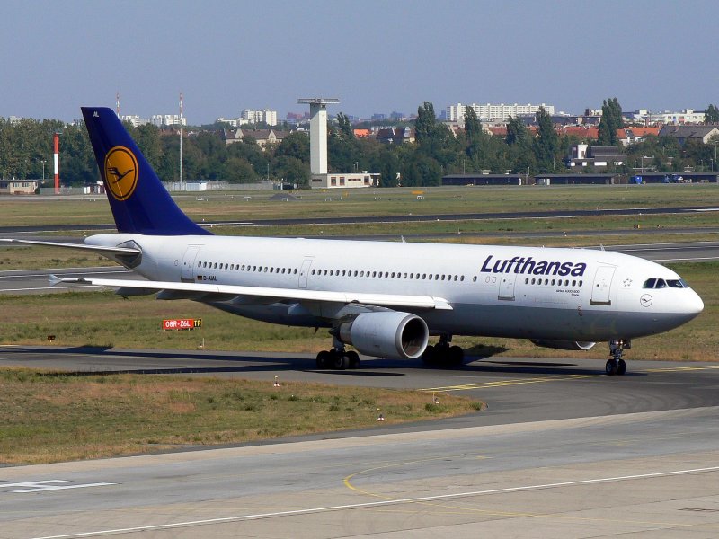 Lufthansa  A 300B4-603 D-AIAU   Bocholt  am 16.09.2006 auf dem Flughafen Berlin-Tegel
