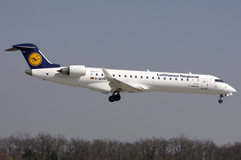 Lufthansa City-Line, D-ACPK, Bombardier, CRJ-700, 22.03.2009, BSL, Basel, Switzerland 

