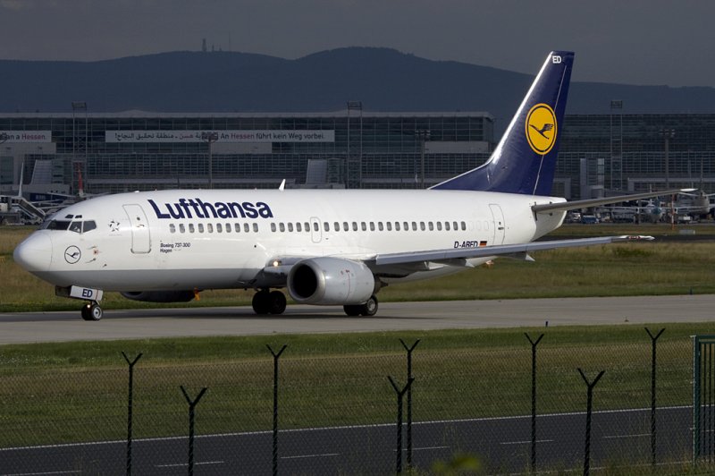 Lufthansa, D-ABED, Boeing, B737-330, 21.07.2009, FRA, Frankfurt, Germany 

