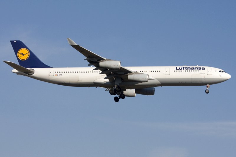 Lufthansa, D-AIFB, Airbus, A340-313, 21.03.2009, FRA, Frankfurt, Germany

