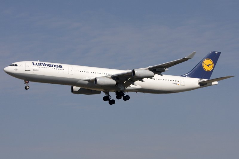 Lufthansa, D-AIGB, Airbus, A340-311, 21.03.2009, FRA, Frankfurt, Germany 

