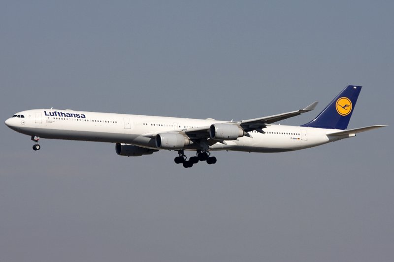Lufthansa, D-AIHB, Airbus, A340-642, 21.03.2009, FRA, Frankfurt, Germany 

