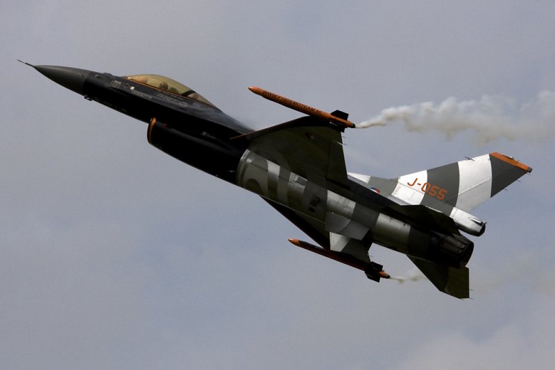 Netherlands - Air Force, Fokker, J-055, F-16AM, Fighting Falcon, 21.06.2008, EHLW, Leeuwarden, Netherlands 

