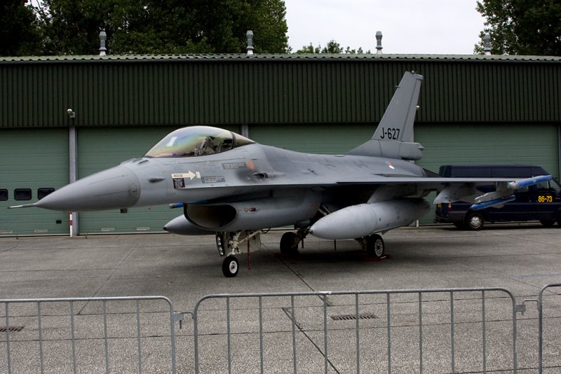 Netherlands - Air Force, Fokker, J-627, F-16AM, Fighting Falcon, 21.06.2008, EHLW, Leeuwarden, Netherlands 