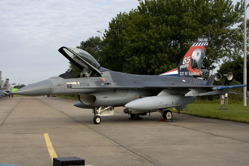 Netherlands - Air Force, Fokker, J-876, F-16AM, Fighting Falcon, 21.06.2008, EHLW, Leeuwarden, Netherlands 