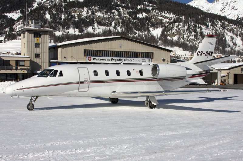 NetJet, CS-DNW, Cessna, 560XL Citation, 31.01.2009, SMV, Samedan, Switzerland