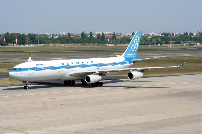 Olympic Airlines A 340-313X SX-DFC am 30.04.2009 auf dem Flughafen Berlin-Tegel