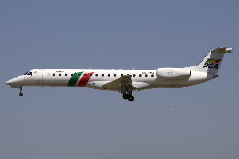 Portugalia Airlines, CS-TPJ, Embraer, ERJ-145, 13.06.2009, BCN, Barcelona, Spain 

