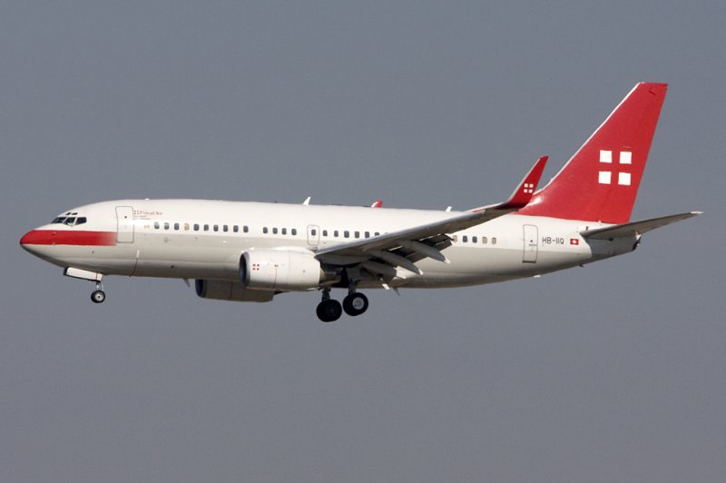 Privat Air, HB-IIQ, Boeing, B737-7CN-(BBJ), 21.03.2009, FRA, Frankfurt, Germany 

