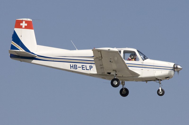 Private, HB-ELP, Siai-Marchetti, S205-18R, 22.03.2009, BSL, Basel, Switzerland 


