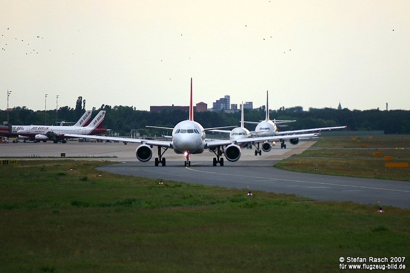Rushhour auf Berlin TXL