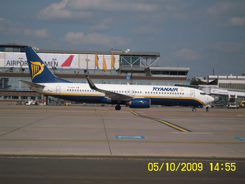 Ryanair am 10.05.beim Start