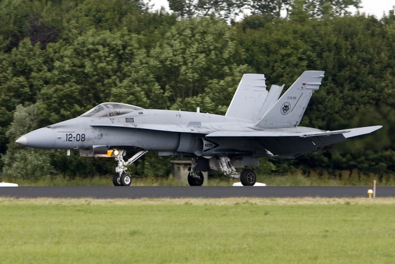 Spain - Air Force, C15-50, 12-08, McDonnell Douglas, EF-18A,
21.06.2008, EHLW, Leeuwarden, Netherlands 
